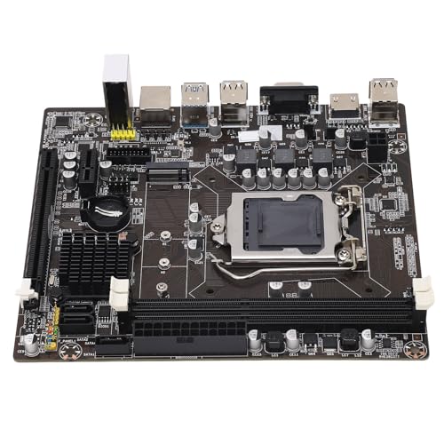Gaming Motherboard DDR3, 1155 Pins 2 DDR3 100M Mining Motherboard Unterstützt Corei7, I5, I3 (LGA115