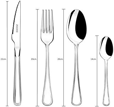 Monix Manila Set von 24 Stückguteckset, Edelstahl 18/10- 6 personen