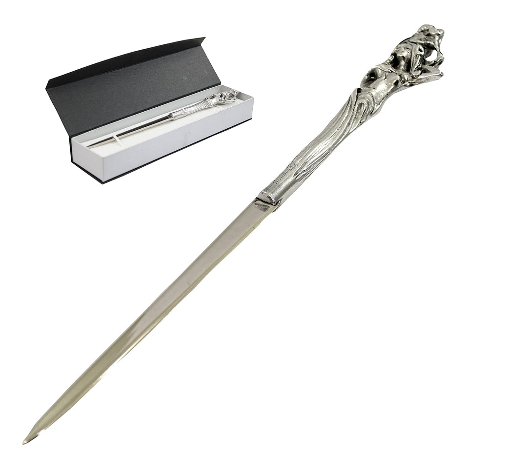 Cavagnini, Eleganter Brieföffner aus Edelstahl und Zinn, inklusive Geschenkbox (Damen) Donna, Donna