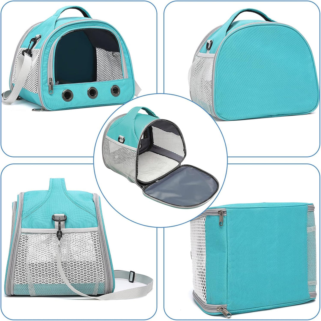 Kleine Haustier-Tragetasche, 30 * 27 * 21cm Tragbare Meerschweinchen-Tragetasche, Transportbox Für K