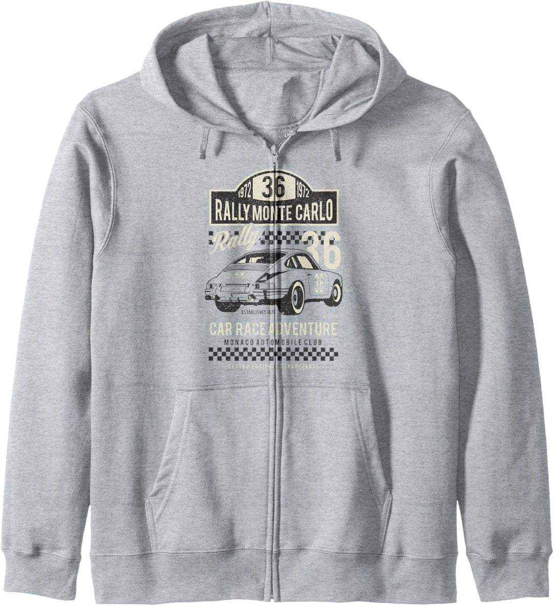 Automobil Rallye Monte Carlo 1972 50. Geburtstag 50 Kapuzenjacke