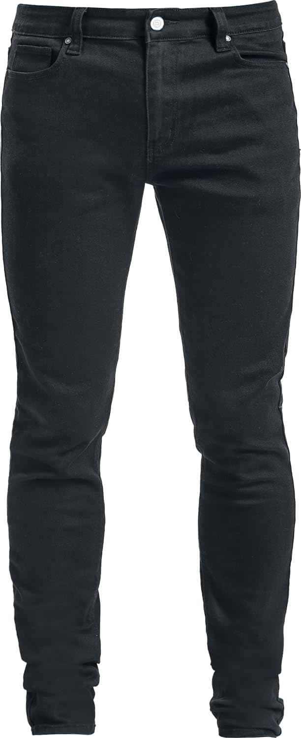 RED by EMP Herren Schwarze Skinny Jeans W32L34