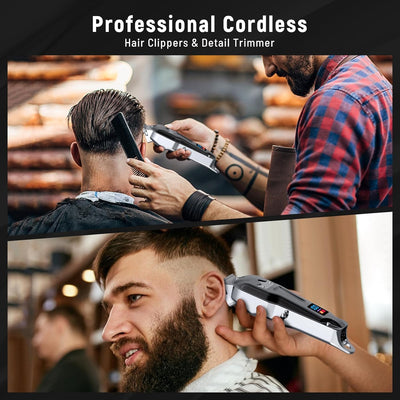 Ufree® Haarschneidemaschine für Männer Professional + Hair Bart Trimmer Kit, Barber Clippers Hair Cu