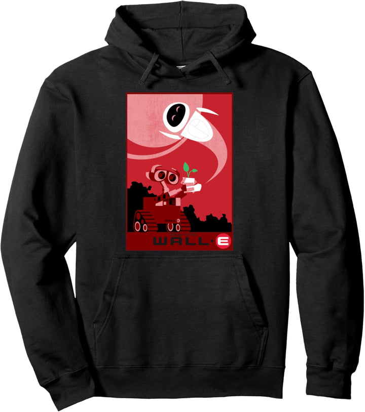 Disney Pixar Wall-E Eve Boot Plant Poster Pullover Hoodie