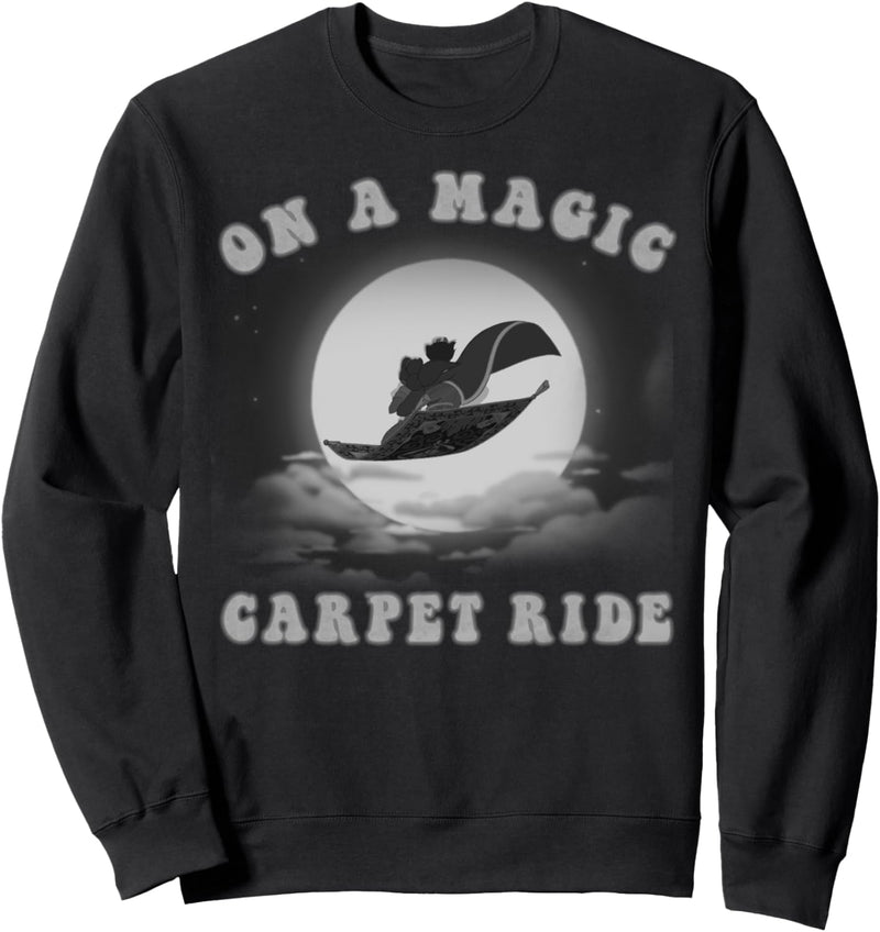 Disney Aladdin And Jasmine Magic Carpet Ride Silhouette Sweatshirt