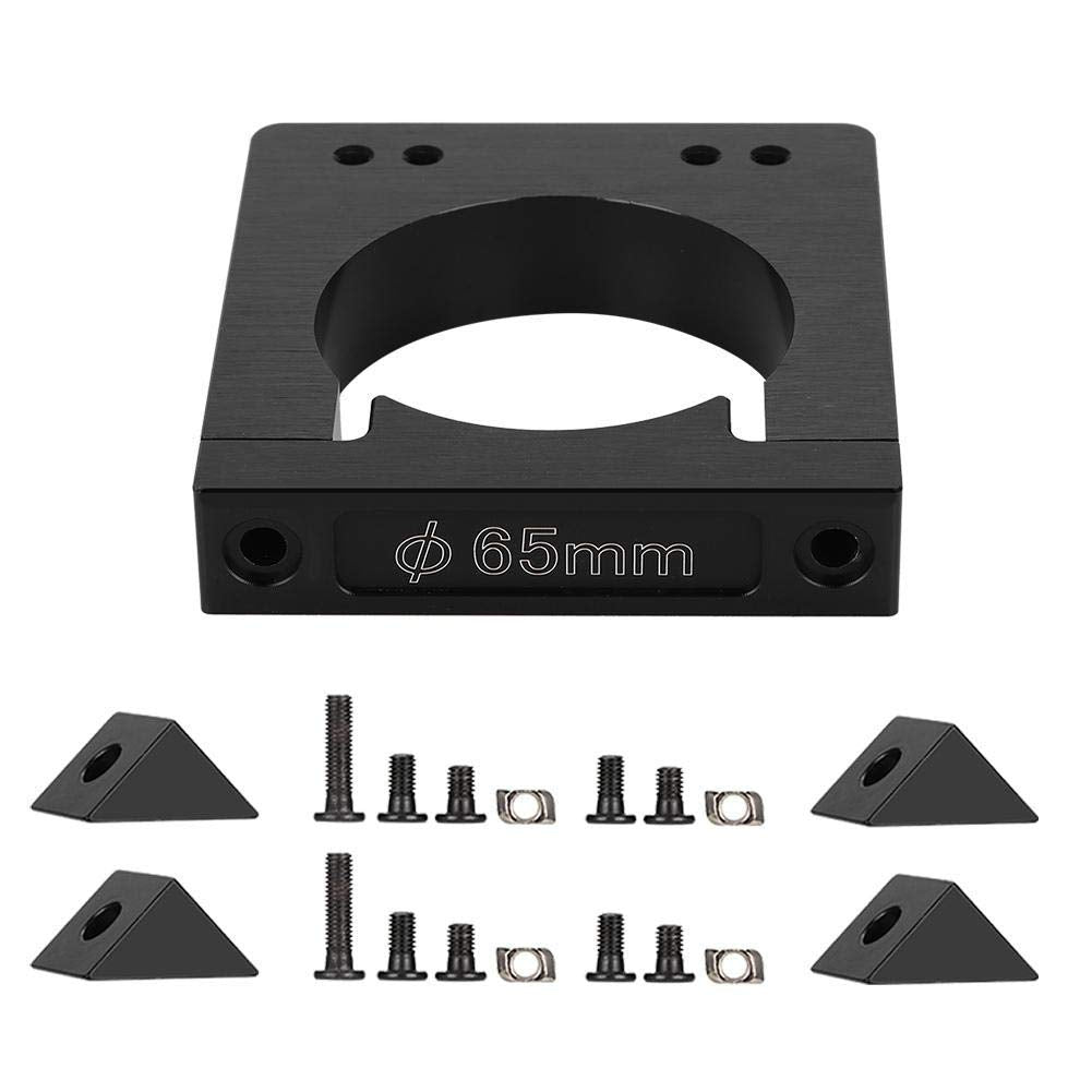 fasient CNC Motorhalterung, Spindelmotorhalterung CNC Motorklemme Hochpräzise Abmessungen für CNC Fr