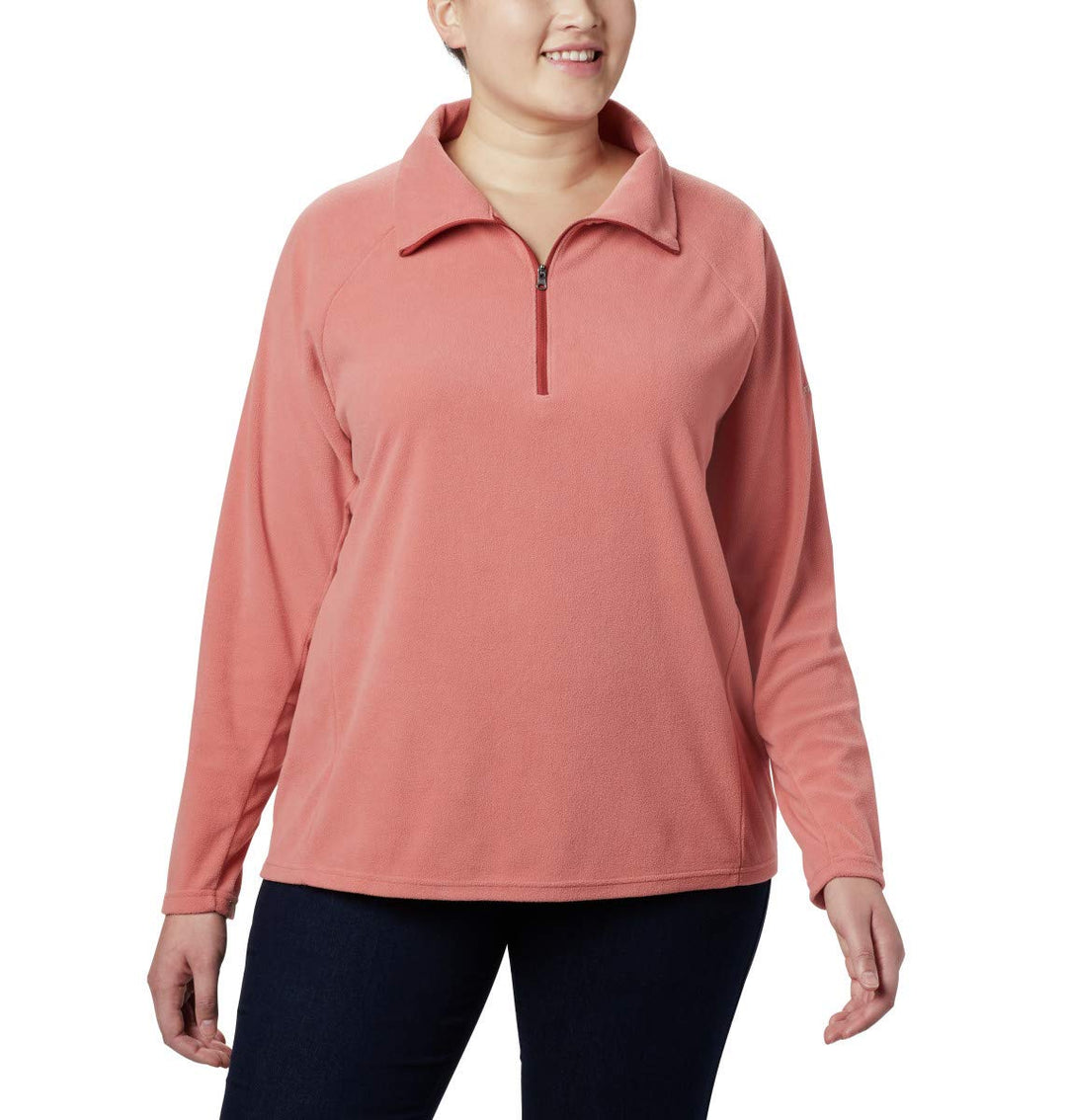 Columbia Damen Glacial Iv 1/2 Zip Fleecejacke Dark Coral XS, Dark Coral XS