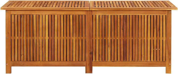 Festnight Auflagenbox Holz 150x50x58 cm Gartenbox Aufbewahrungsbox Garten Kissenbox Kissentruhe Gart