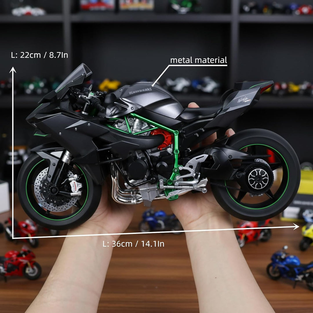 1:12 Motorrad-Modell aus Metalldruckguss und Kunststoff Mj050-h2r, Mj050-h2r