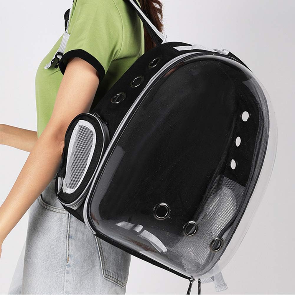 Katzen-Rucksack, Haustier-Luftpolster-Rucksack, atmungsaktiv, für Haustiere, Kapsel, Rucksack, Flugg