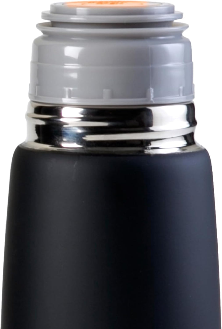 IBILI Thermoskanne für Flüssigkeiten, Edelstahl, Schwarz, 29 x 8 x 8 cm 750 ml, 750 ml