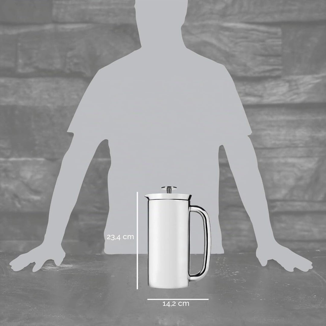 ESPRO – P7 French Press – doppelwandiger, isolierter Kaffee- und Teebereiter aus Edelstahl mit Mikro