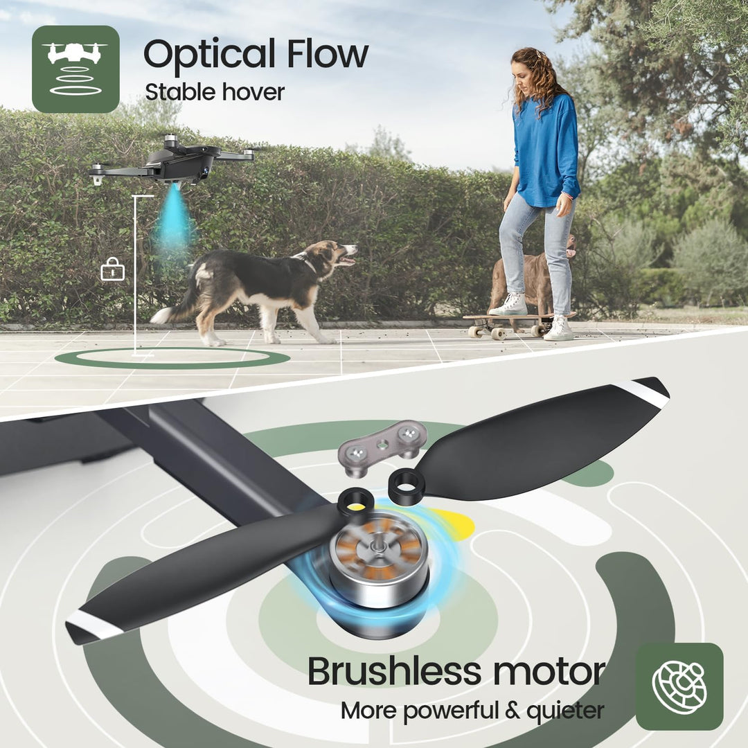 Holy Stone GPS Drohne mit 4K Kamera für Erwachsene, HS175D RC Quadcopter mit 46 Min. Lange Flugzeit,