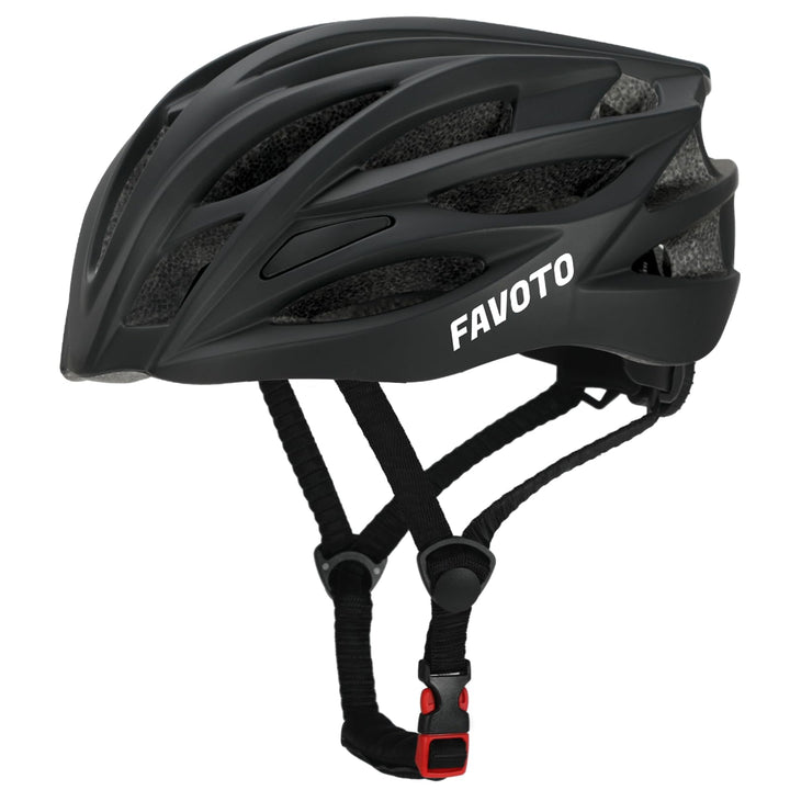 Favoto Fahrradhelm für Erwachsene Fahrrad Helmet mit Abnehmbarer Innenfutter Verstellbar Rennradhelm