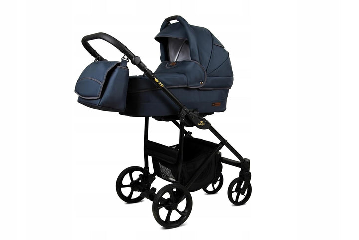 BabyLux® Kinderwagen Set 2 in 1 - Air - Antracyt - incl. Babywanne, Buggy Sportsitz - Kinderwagenset