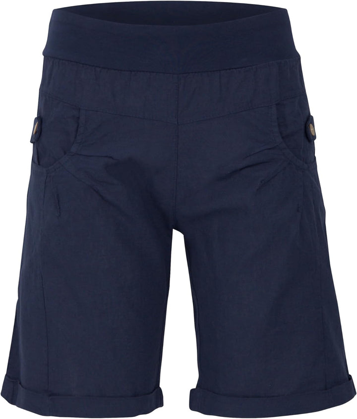 Malito Damen Bermuda aus Leinen | lässige Kurze Hose | Shorts für den Strand | Pants - Hotpants 3001
