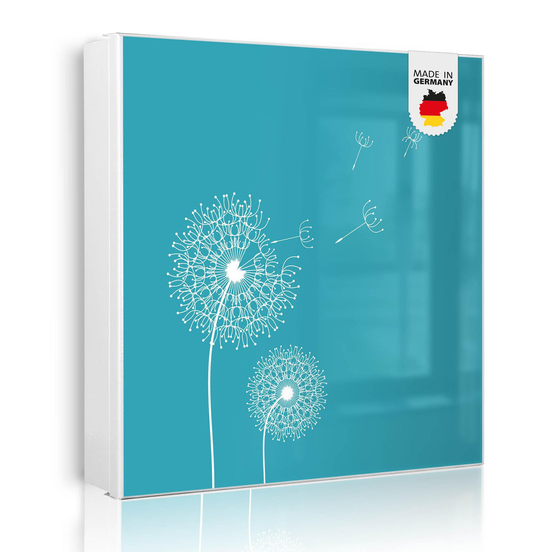 banjado Grosser Schlüsselkasten Metall - Schlüsselbox 30x30cm mit 32 Haken - Schlüsselkasten modern