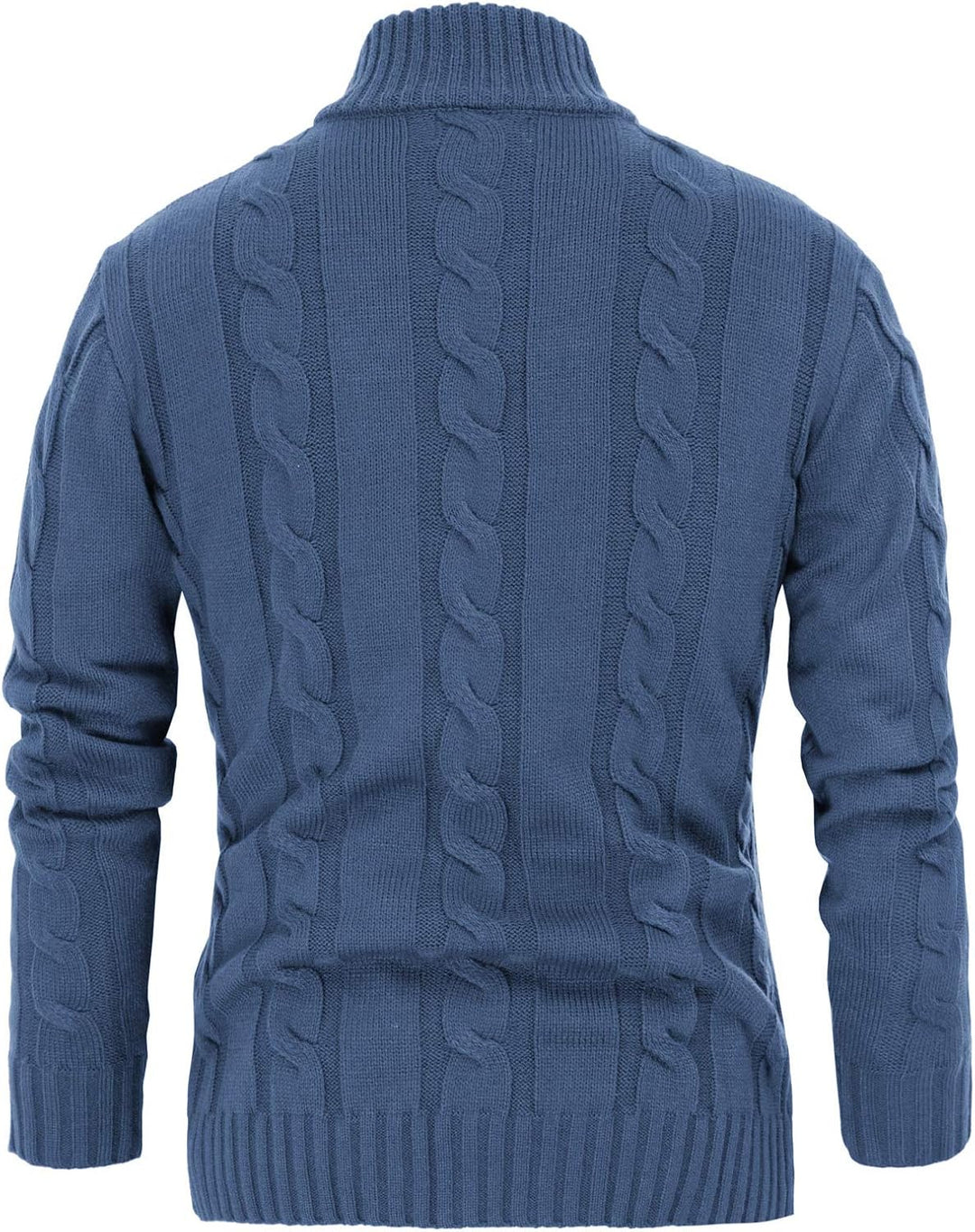 PJ PAUL JONES Herren Strickjacke mit Knopfverschluss Zopfmuster Strickjacke Cardigan mit Gerippter S