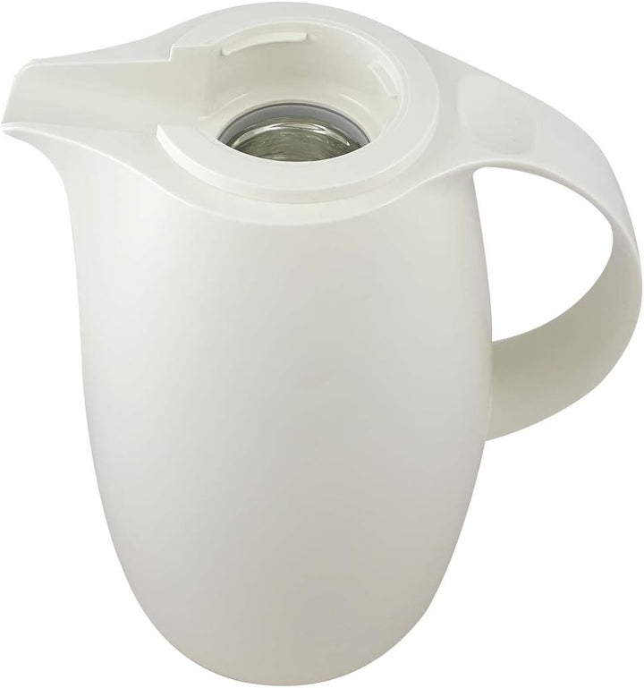 Helios Servitherm Kunststoff-Isolierkanne, weiss, 1,3 Liter 1,3 Liter Weiss, 1,3 Liter Weiss