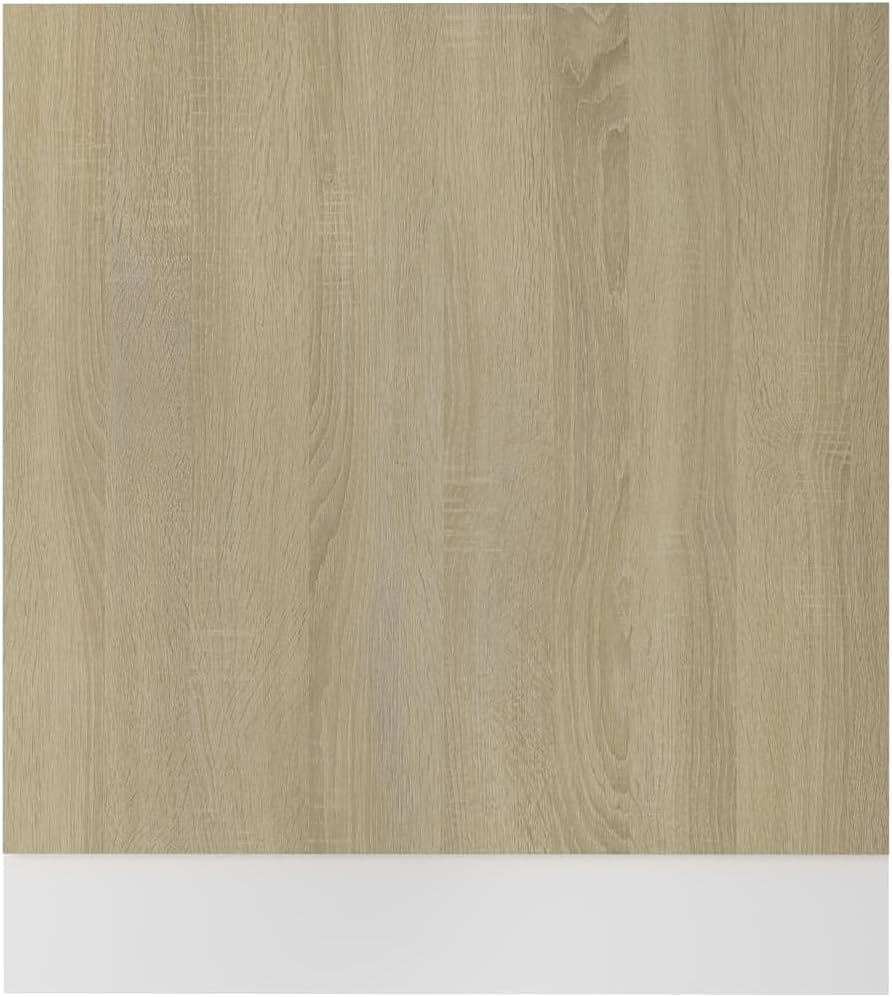 Geschirrspülerblende Sonoma-Eiche 59,5x3x67 cm Holz KüChenarbeitsplatte SpüLmaschine Teilintegriert