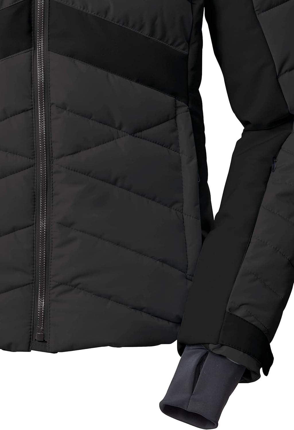 Killtec Damen Ksw 210 Wmn Ski Qltd Jckt Skijacke/Jacke in Daunenoptik mit abzippbarer Kapuze und Sch