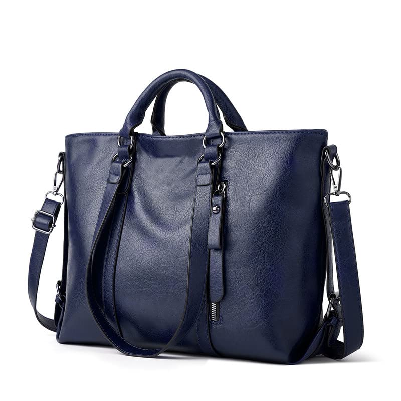 Coolives Damentasche Damen Henkeltasche mit Schultergurt aus PU-Leder Vintage Handtasche Retro Tasch