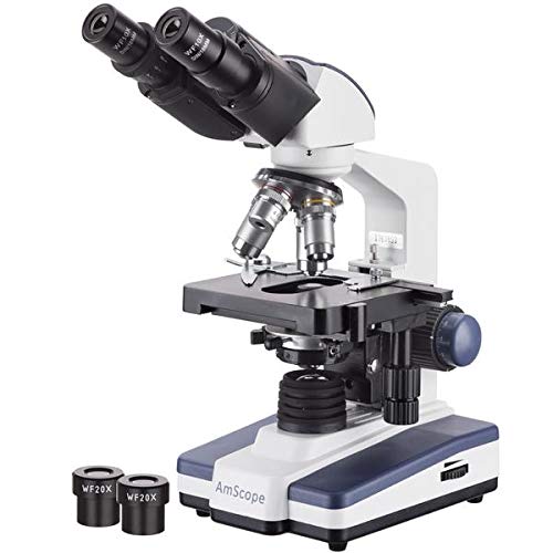 Binokulares LED-Mikroskop/ Labormikroskop/ Verbundmikroskop 40- bis 2000-fache Vergrösserung mit 3D