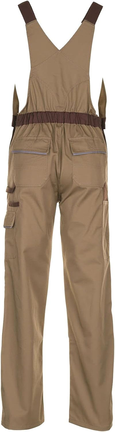 Planam Highline Herren Latzhose Khaki braun Zink Modell 2334 Grösse 94 khaki/braun/zink 94, khaki/br