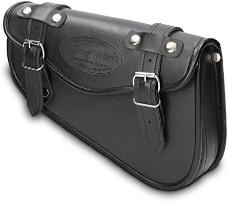 BS-Motoparts Satteltasche für Chopper/Custombike Iron Arizona Schwarz rechts CB40724