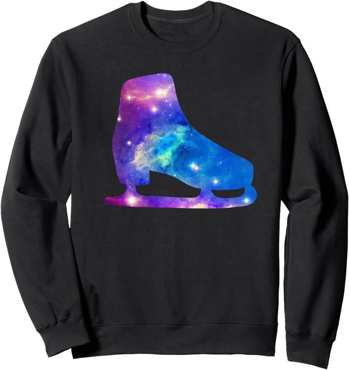 Eiskunstlauf Eislaufschuh Galaxy Cute Sweatshirt