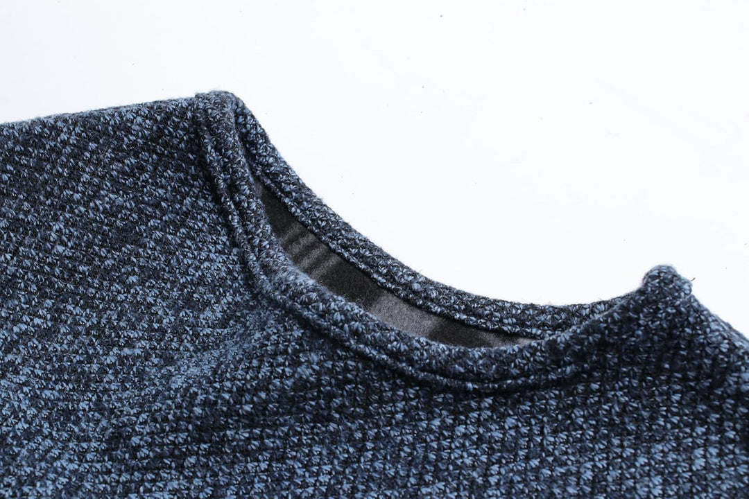 Herothorn Herren Strickweste Strickjacke ohne Ärmel V-Ausschnitt Ärmellose Fleecefutter Jacke Reissv