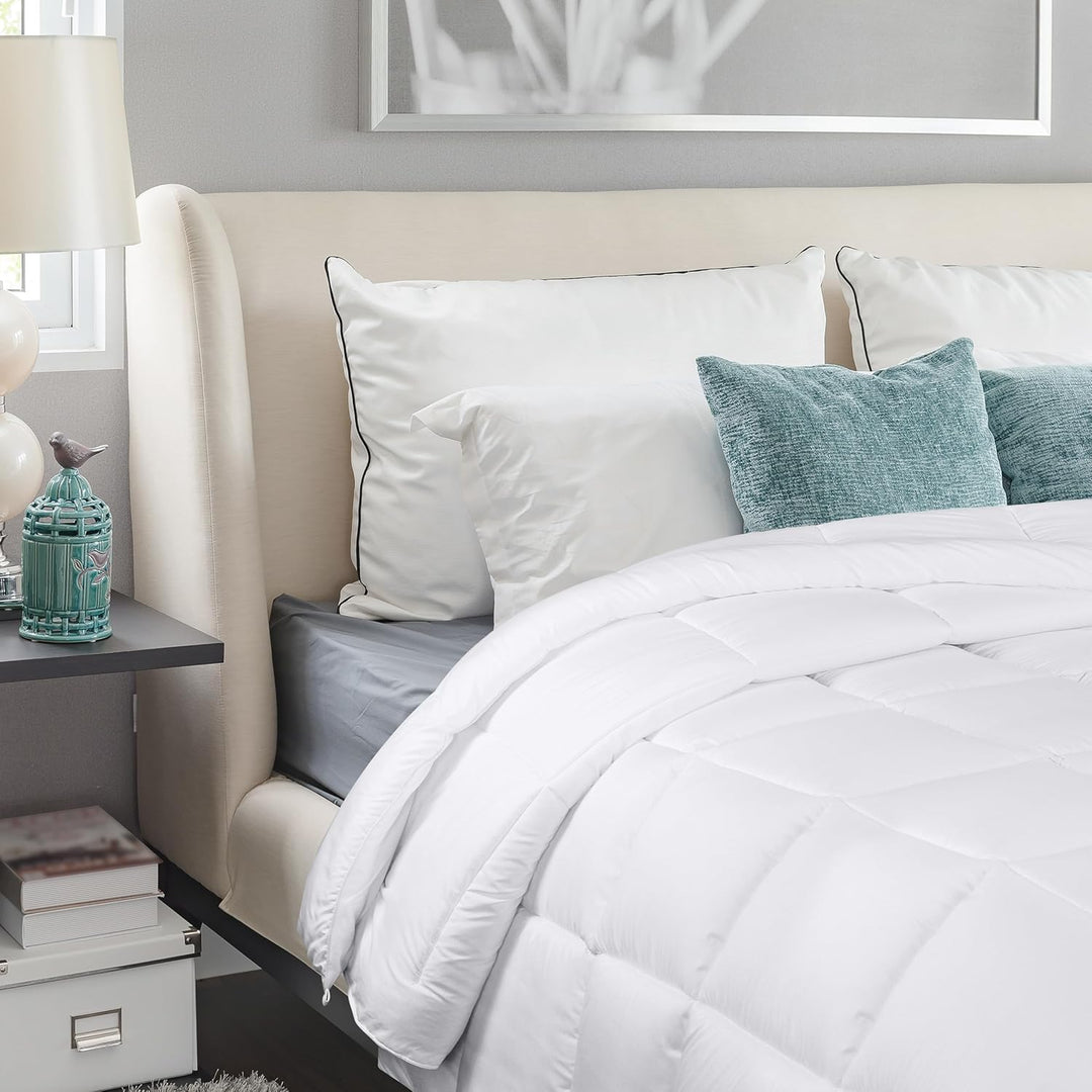 Utopia Bedding Bettdecke 240 x 260 cm, leichte Bettdecke mit Polyesterfüllung für 4 Jahreszeiten, Mi