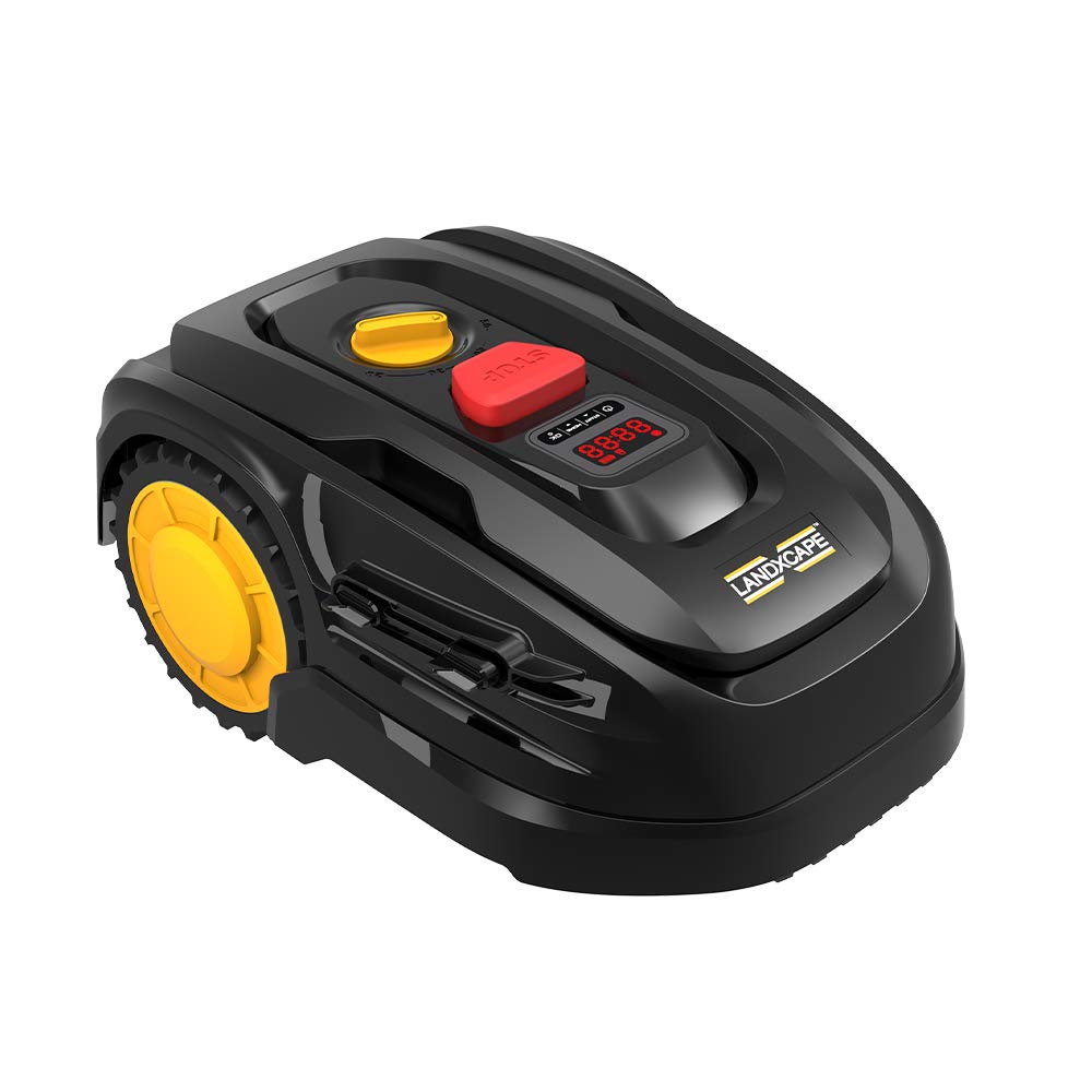 LANDXCAPE Mährobot LX799 für bis zu 300m² & 25% Steigung Automatischer Rasenmäher mit Seitenlast-Dig