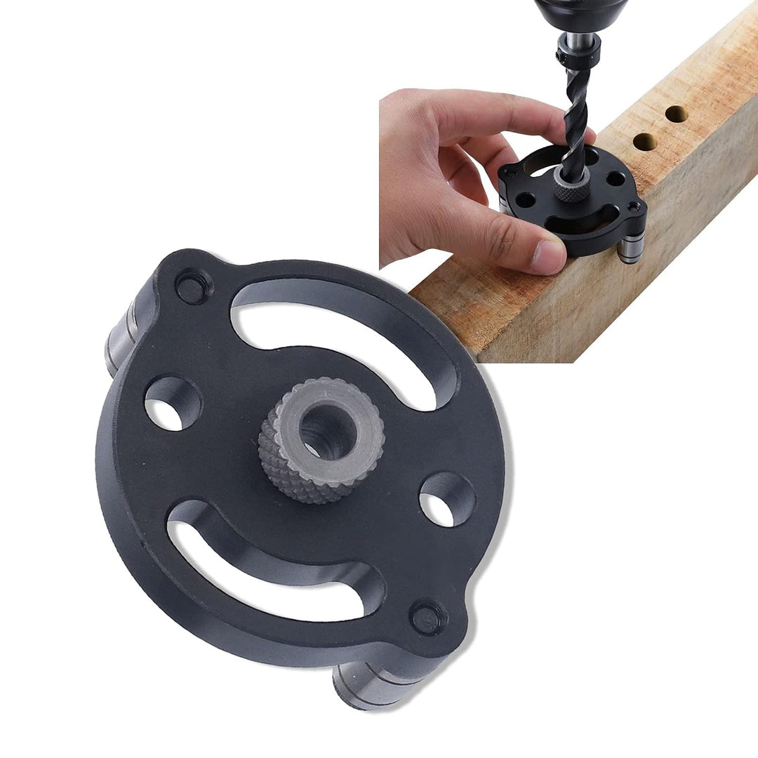 Holzbearbeitungs-Bohrlocher-Locator, 8-Loch-3/4/5/6/7/8/9/10-mm-Bohrbuchsen, Vertikaler Runddübel-Bo
