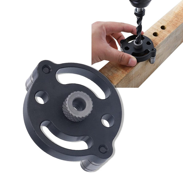Holzbearbeitungs-Bohrlocher-Locator, 8-Loch-3/4/5/6/7/8/9/10-mm-Bohrbuchsen, Vertikaler Runddübel-Bo