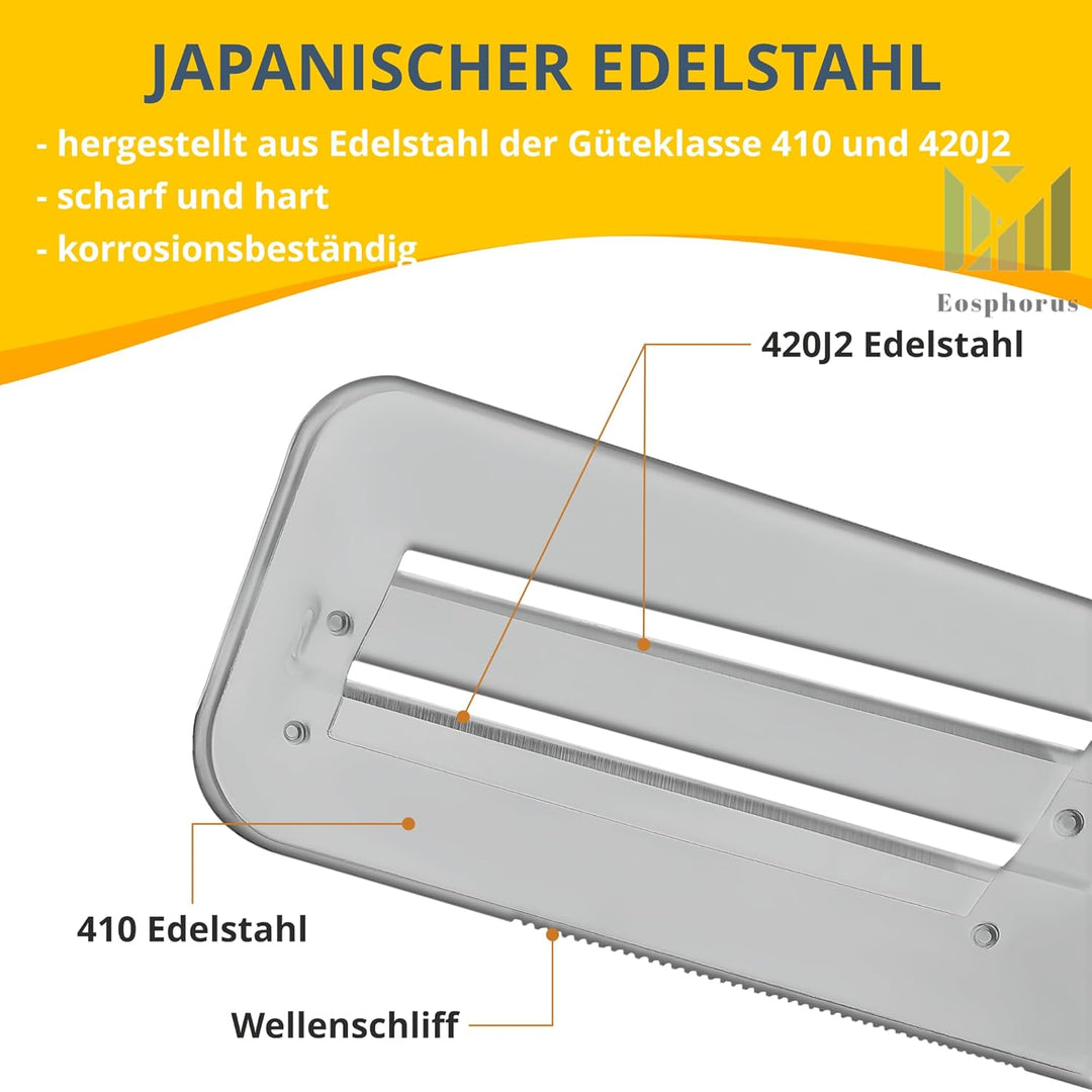 Eosphorus Kohlhäcksler Kohlschneider Kohlmesser Schneider für Sauerkraut Krautsalat mit Zwei Scharfe