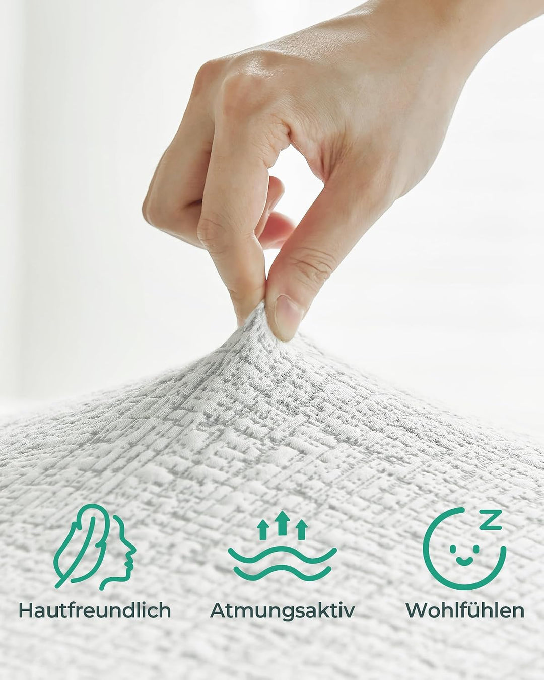 Matratzen Topper 160x200cm H2 H3, 7CM Matratzentopper 160x200 Gelschaum, Gel Mattress Topper 160x200