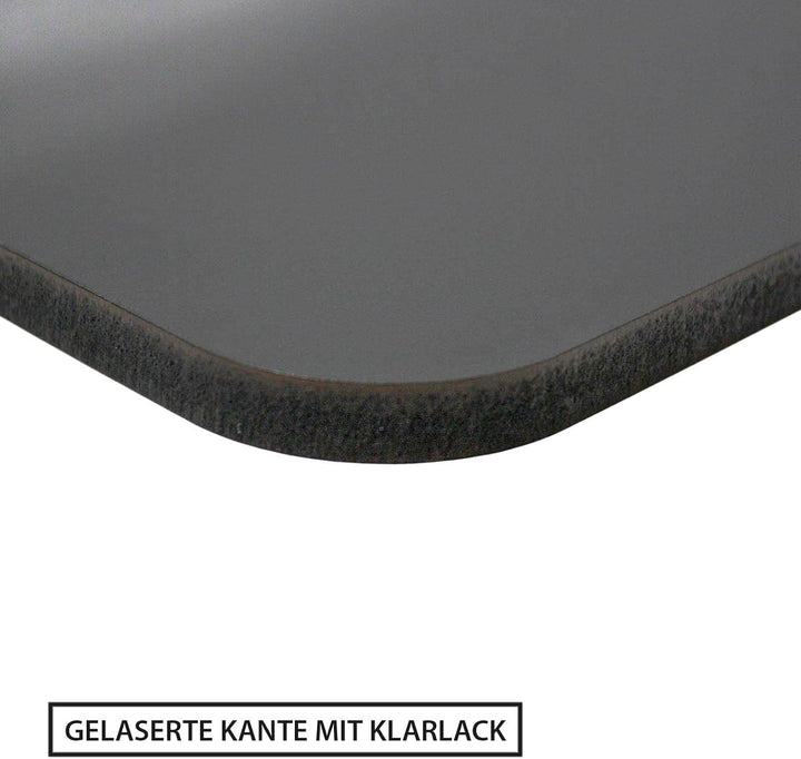 Wetterfeste Kreidetafel schwarz mit Rundbogen, 90 x 60 cm