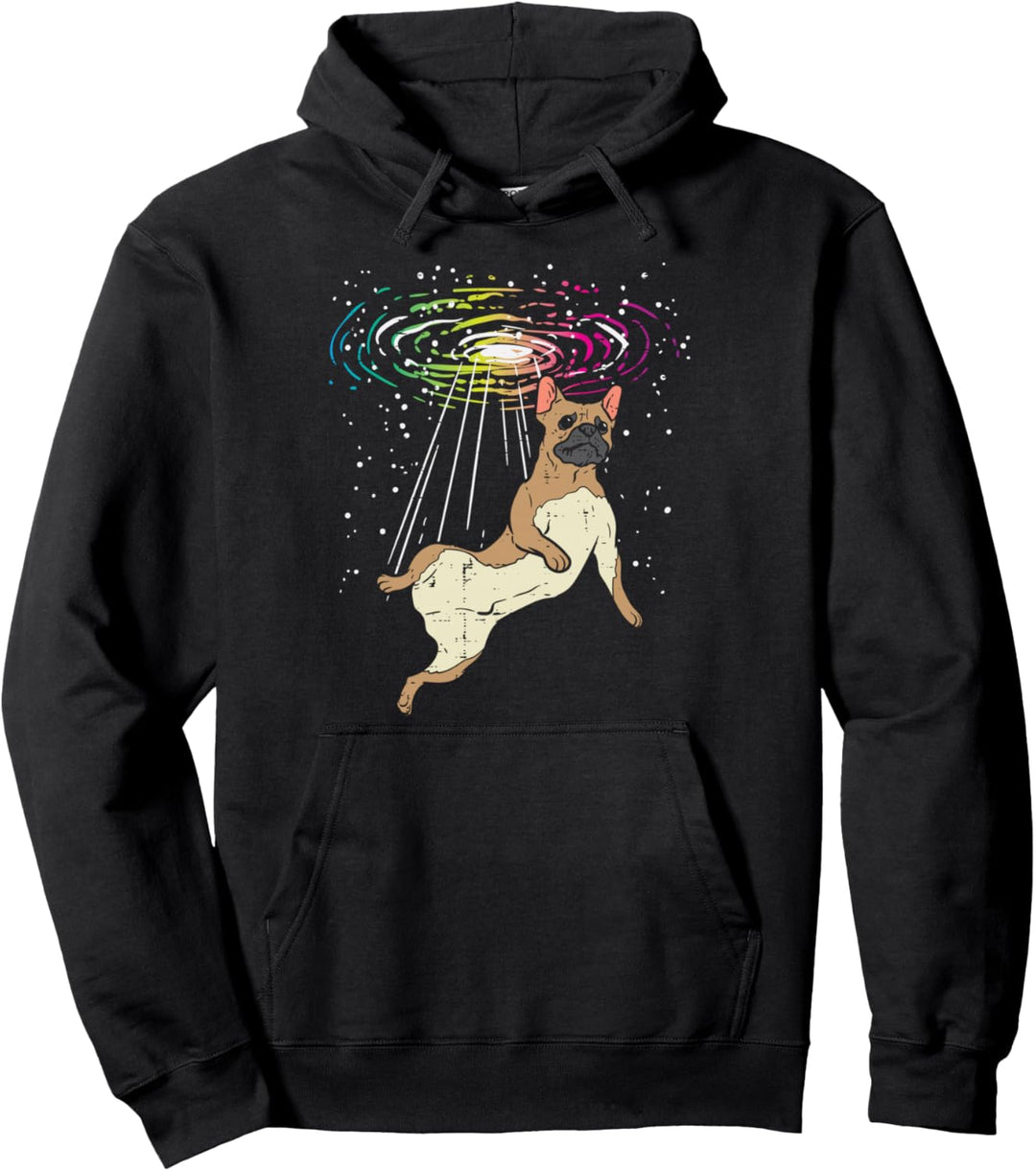Space French Bulldog Galaxy Frenchie Dog Lover Owner Gift Pullover Hoodie