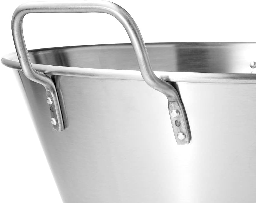 Forgast Sieb Edelstahl | ⌀45cm | Küchensieb | Nudelsieb | Seiher | Metallsieb | Edelstahlsiebe | Bla