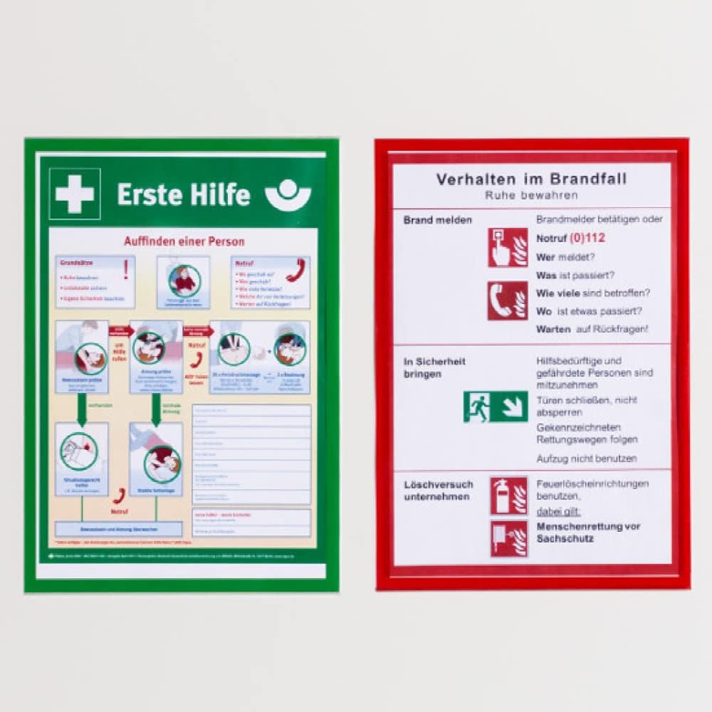 Informationstafeln (rot, DIN A4 hoch) DIN A4 hoch rot, DIN A4 hoch rot