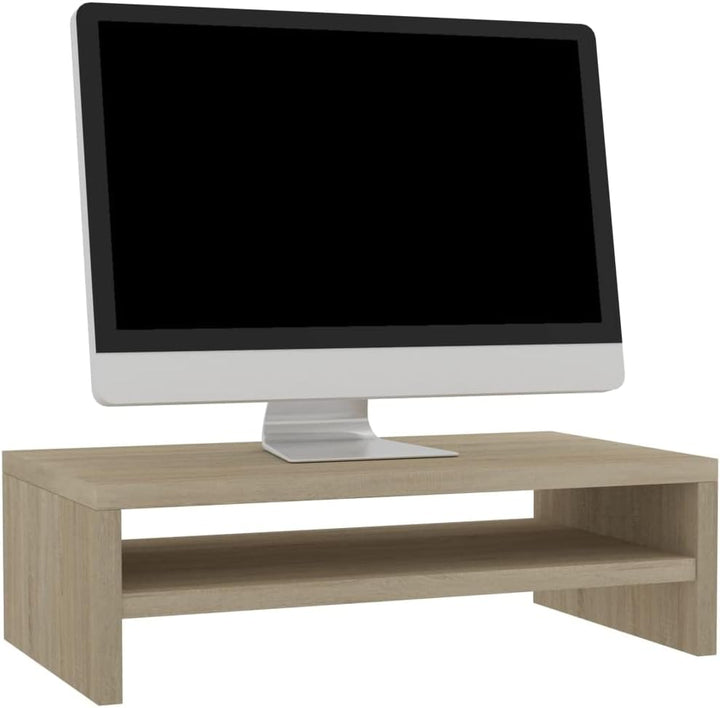 42x24x13 cm Monitorständer Sonoma-Eiche Holzwerkstoff MonitorerhöHung BildschirmerhöHung Monitor Stä