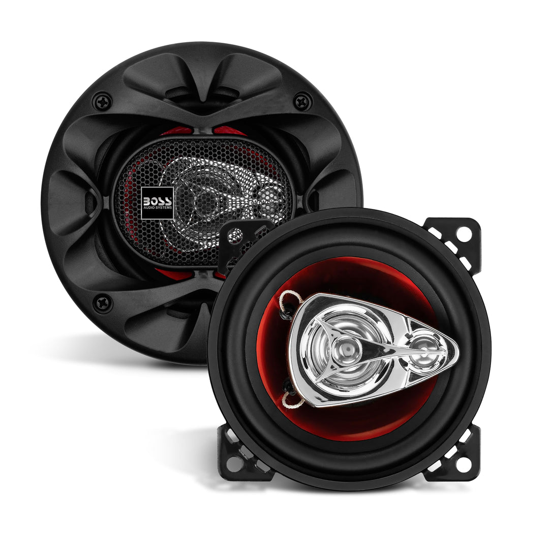BOSS Audio CH4230 Chaos Extreme 4 Serie 3 Wege Lautsprecher 4 Rot, 4 Rot