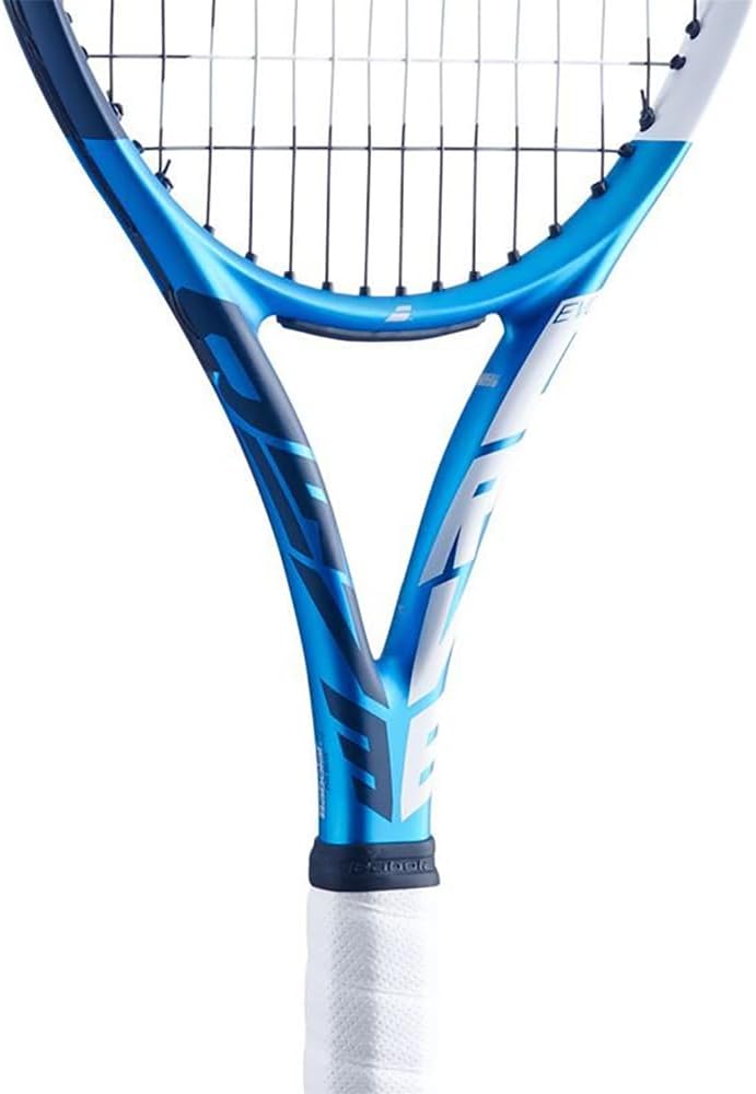 Babolat Evo Drive Strung Tennisschläger für Erwachsene, Unisex, 136-blau, mit Tasche Taille de Grip