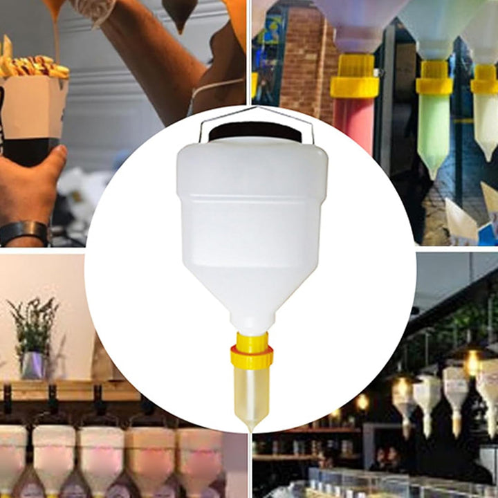 Saucenspender Kopfüber 43.5 * 16.5cm Hängender Saucenspender Sossenspender Tropfsicheres Design Nach