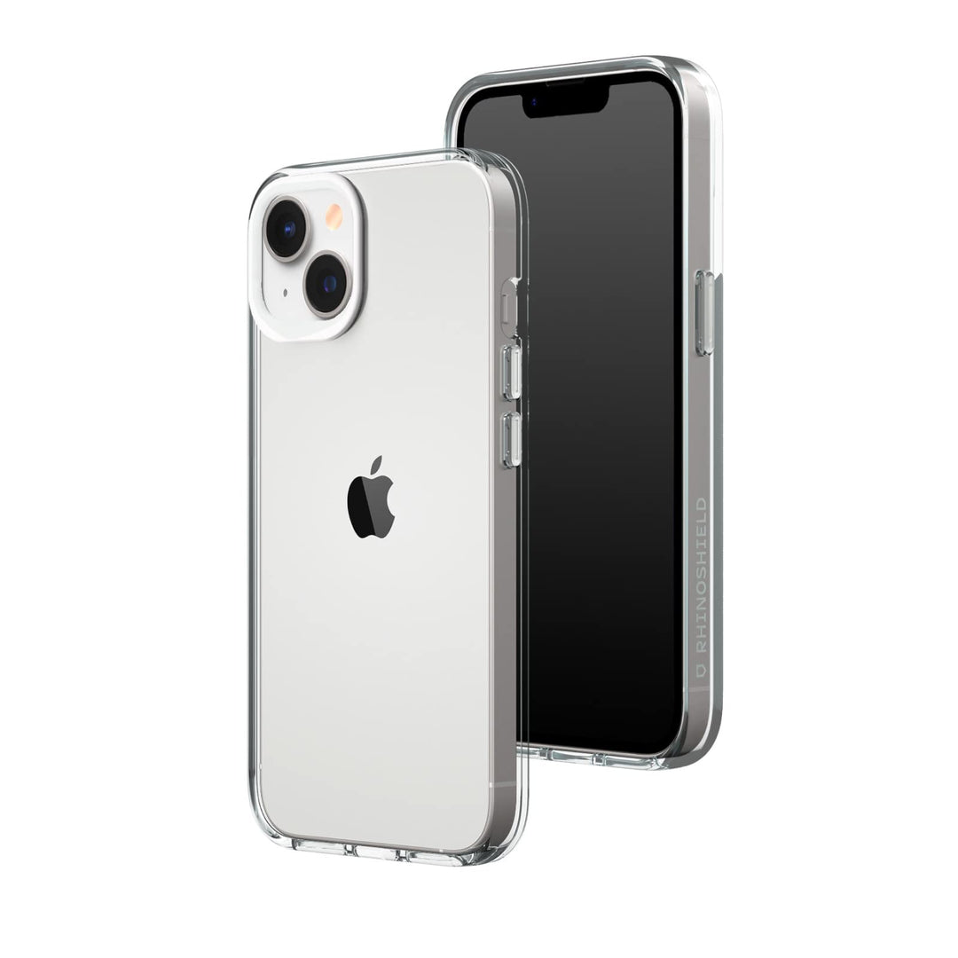 RhinoShield Crystal Clear Case kompatibel mit [iPhone 14/13] | Fortschrittliche Vergilbungsresistenz