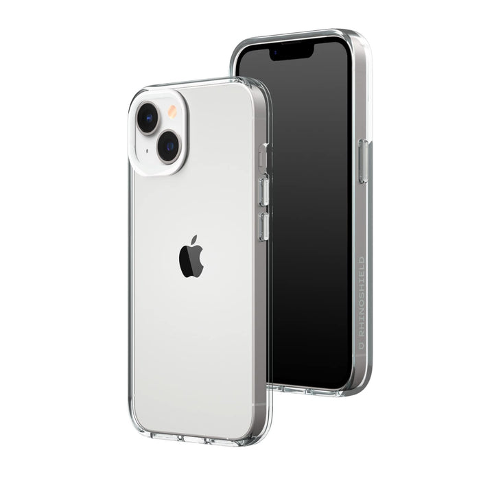 RhinoShield Crystal Clear Case kompatibel mit [iPhone 14/13] | Fortschrittliche Vergilbungsresistenz