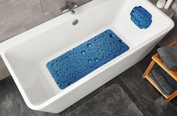 Kleine Wolke Wanneneinlage Bubble, 36x92 cm, marineblau Art Deco, Art Deco