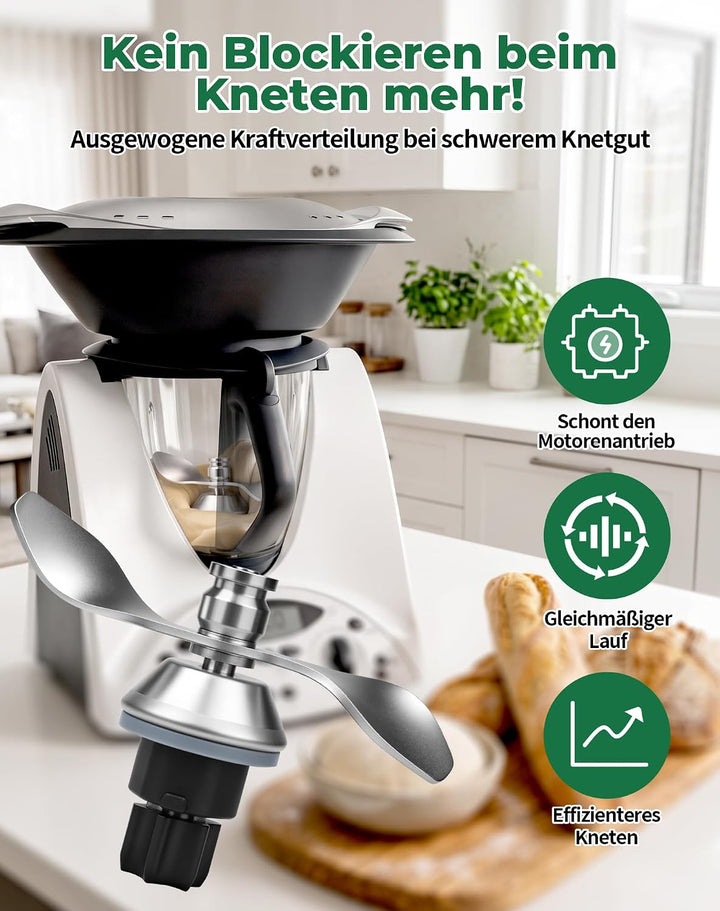 Teigmesser für Thermomix TM31 Knetmesser Mixmesser für Vorwerk Zubehör