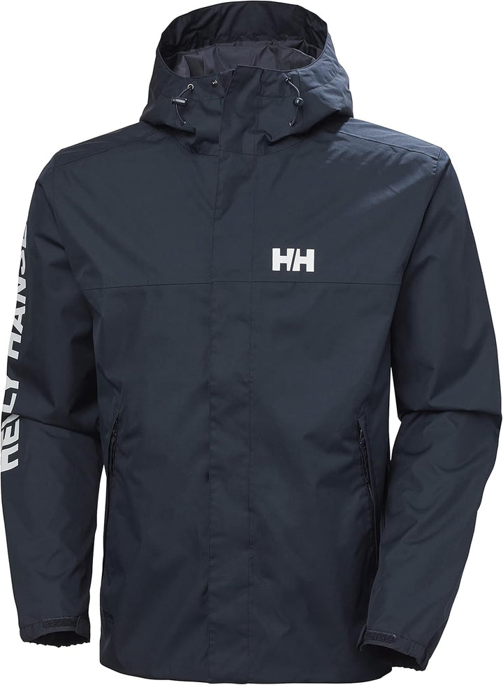 Helly Hansen Herren Ervik Wasserdichte Jacke XL Marineblau, XL Marineblau